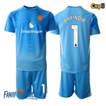 Manchester United Altay Bayindir #1 Portarii Echipament de Fotbal Replică 2025-26 Copii Acasa (+ Șorturi)